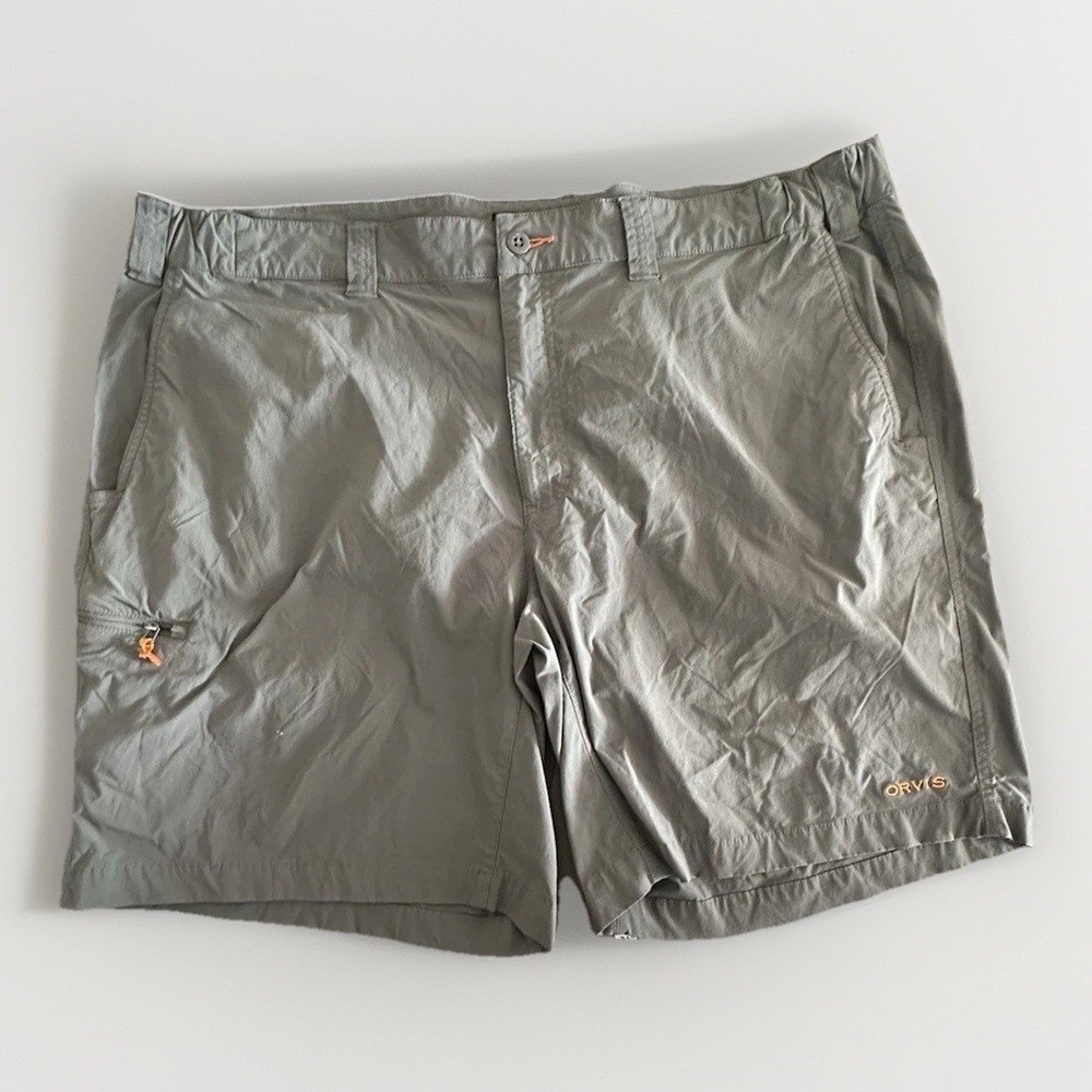 Orvis Jackson Quick Dry Hybrid Shorts Gray Mens XXL‎ Fishing Hiking Outdoor